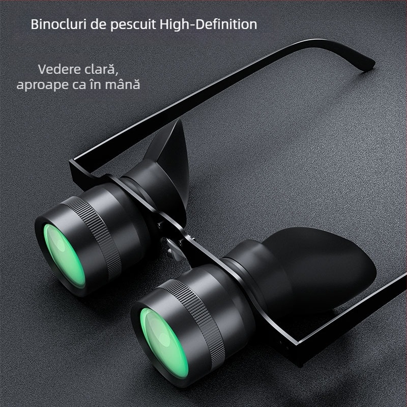 Binoclu de pescuit cu mărire 10x, polarizat, unghi larg, model DM-116