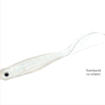 Morning Yang nălucă în formă de pește – momeală moale din PVC cu coadă curbată