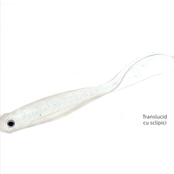 Morning Yang nălucă în formă de pește – momeală moale din PVC cu coadă curbată