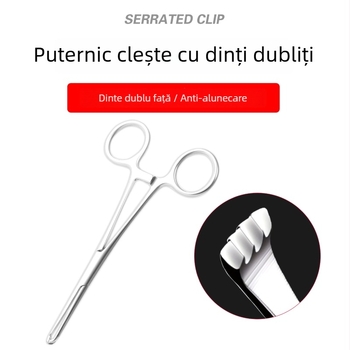 Obest Clip Loach din oțel inoxidabil – antiderapant pentru momeli vii, pescuit pe plută