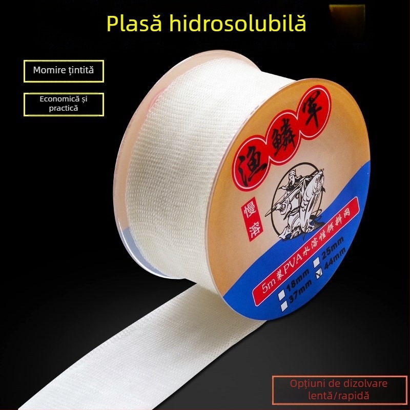 Plasă PVA solubilă în apă pentru momeli de pescuit