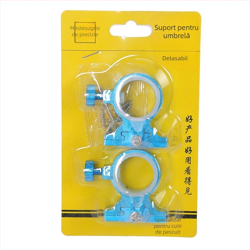 Suport pentru umbrelă de pescuit din aliaj de aluminiu-magneziu, pliere, tip divizat, fără demontare, componenta 36986511026