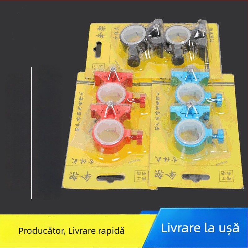 Suport pentru umbrelă de pescuit din aliaj de aluminiu-magneziu, pliere, tip divizat, fără demontare, componenta 36986511026