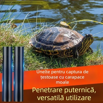 Set fluier de pescuit pentru atragerea țestoaselor, unealtă auxiliară pentru pescuit cu plută, include tambur și alte componente; Origine: China; Categorie: Kit de accesorii pescuit