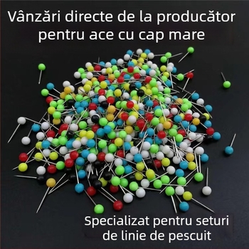 Kit accesorii pescuit cu pin pentru linia principală din oțel inoxidabil și pin pentru legarea cârligului (Brand: Large sailor; Material: Oțel inoxidabil; Componente: Accesorii)