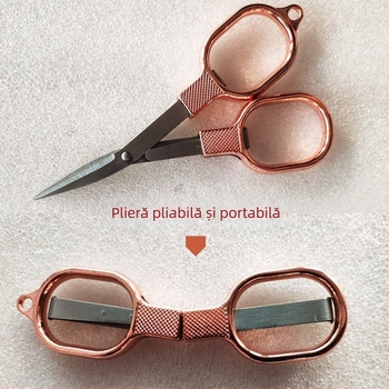 Foarfă pliabilă pentru linie de pescuit – compactă, în set de accesorii pescuit, brand Other