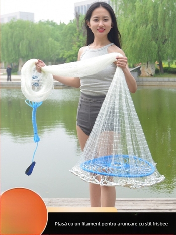 Năvod aruncat manual Yitong Xinghua, plastic, în formă de disc, etichetă privată licențiată