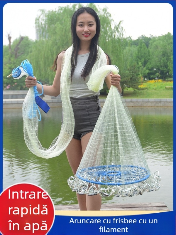 Năvod aruncat manual Yitong Xinghua, plastic, în formă de disc, etichetă privată licențiată