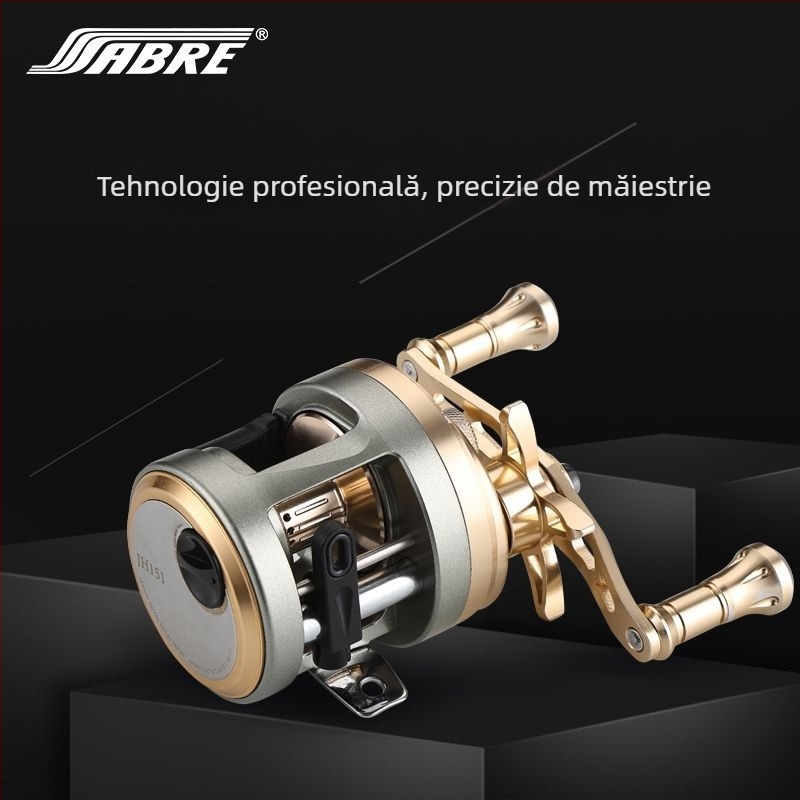 SABRE mulinetă de pescuit pentru năluci și pescuit marin, rulmenți 9BB+1RB, rapoarte de transmisie 7.1:1 și 6.0:1