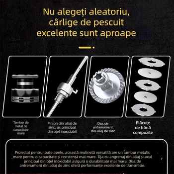Mulinetă de pescuit spinning Billings, 40 buc., marcă privată autorizată