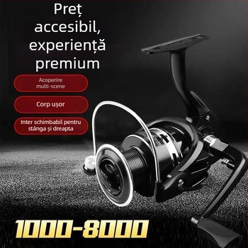 Gaoyu mulinetă metalică pentru pescuit marin, aruncări la distanță