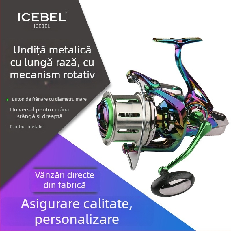 ICEBEL Mulineta metalică pentru pescuit în apă sărată