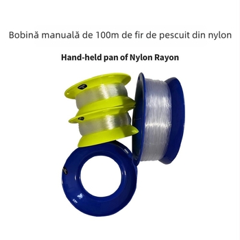 Yuyue tambur pentru linie de pescuit din nylon – înfășurare manuală, disc din plastic