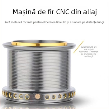 Mulineta de pescuit spinning – din metal integral, model 12000, frână 25 kg
