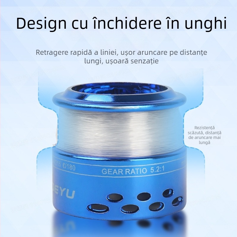 Nabei 200-tip mică mulinetă de pescuit cu linie