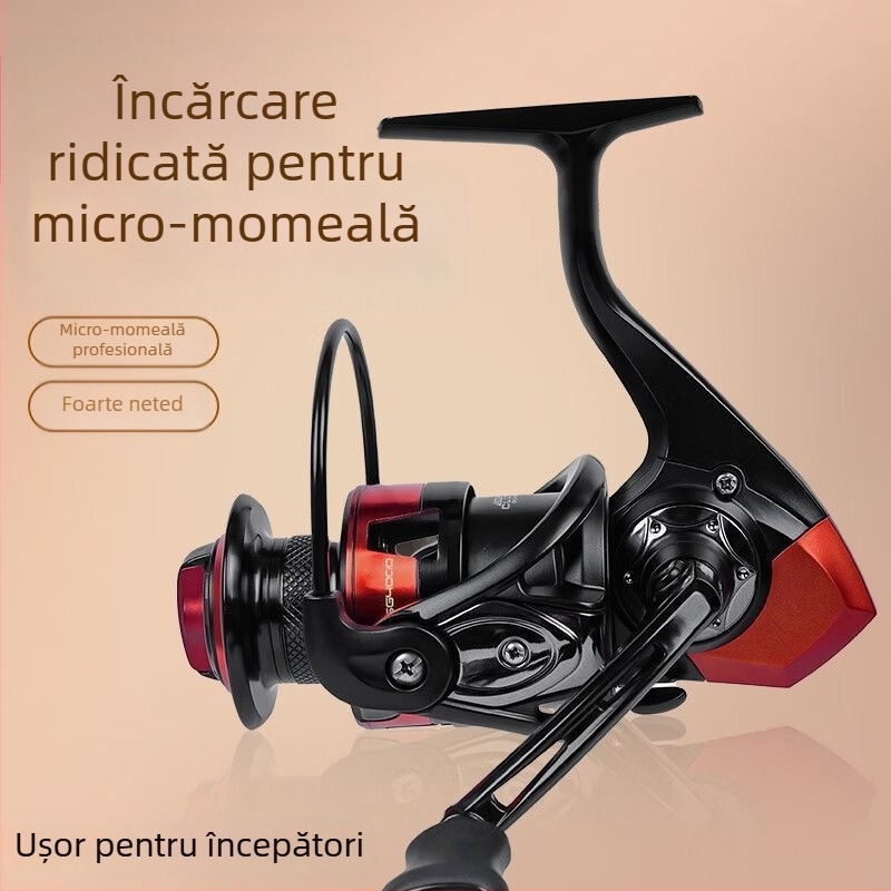 Mulineta de pescuit spinning, corp metalic, construcție total metalică, semi-metalică, gură înclinată, tambur adânc, pentru pescuit marin, aruncări la distanță și pescuit cu năluci
