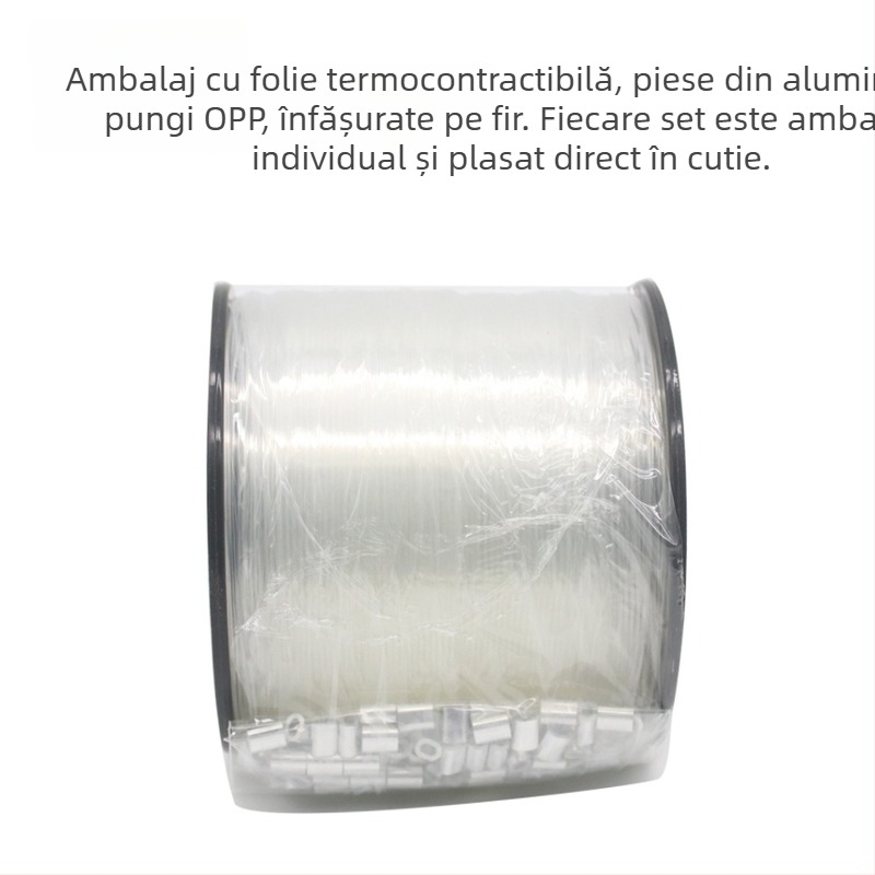 Linie de pescuit din nylon, 200–300 m, diametru 0,8–1,0 mm, linie principală pentru pești mari, 75 lb