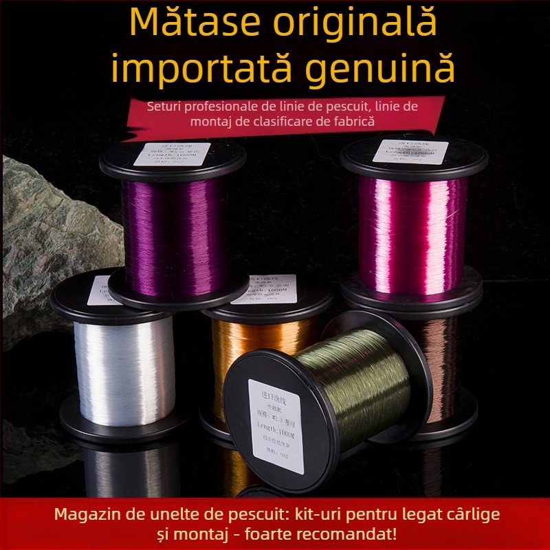 Linie principală Yu Kui – nylon, rezistență mare, 2 role în cutie