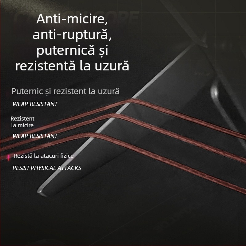 Set linie pescuit PE cu nucleu de carbon pentru aruncări lungi (Material: PE; Origine: Zhejiang; Utilizare: pescuit sălbatic)