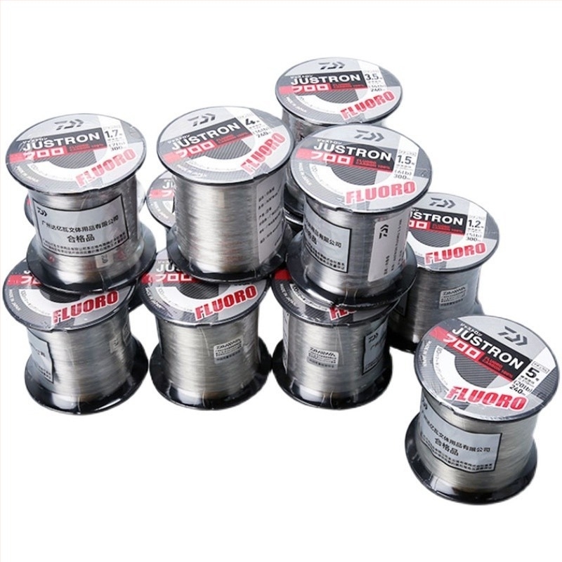 DAIWA JUSTRON linie din carbon pentru pescuit marin — fibră de carbon, rezistență înaltă, 16 buc., Japonia