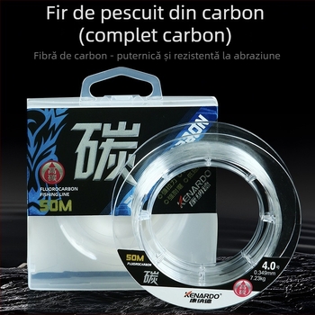 Conrad linia de lider din carbon pentru pescuit în apă sărată, înaltă rezistență, durabilă, pentru momeli
