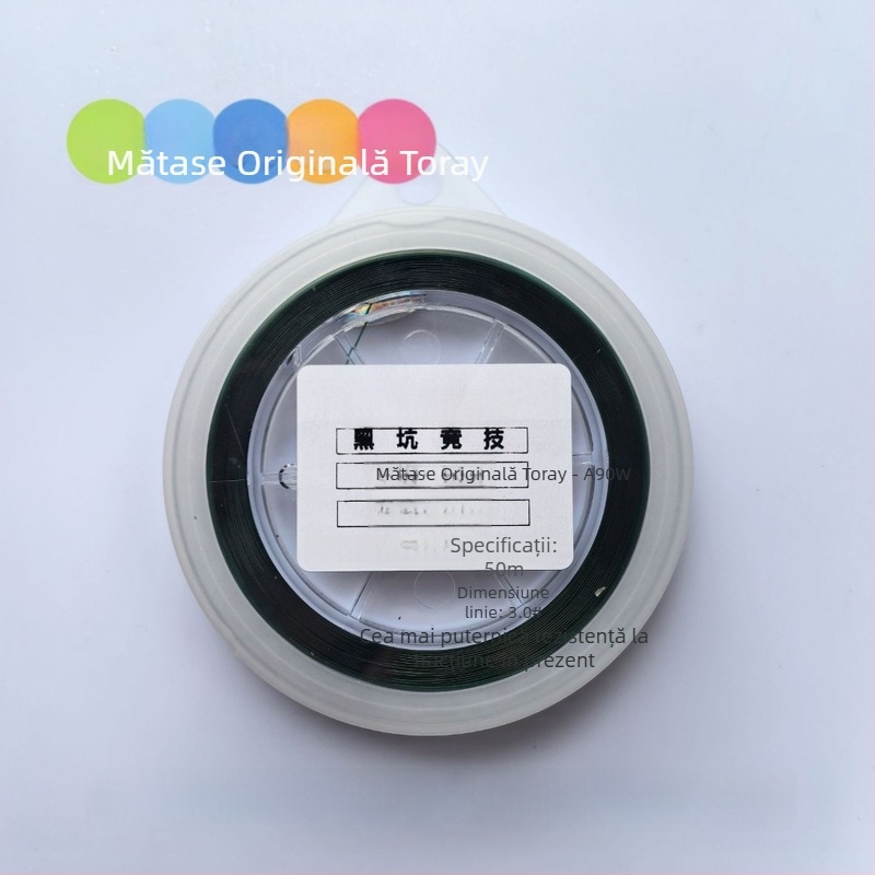 Linie principală de pescuit Wooden housher, nylon, super-puternică, pachet de 10