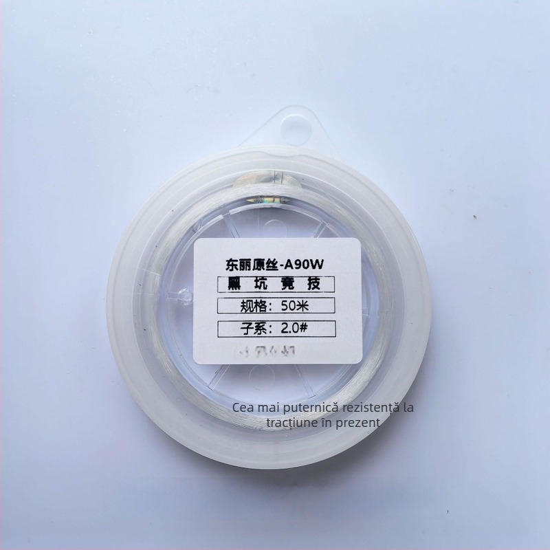 Linie principală de pescuit Wooden housher, nylon, super-puternică, pachet de 10