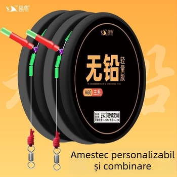 Set de linie principală fără plumb și linie de trolling pentru pești mari — fir de nailon, lungime personalizabilă, Origine: Baoding, Hebei, Loc de pescuit: Black Pit