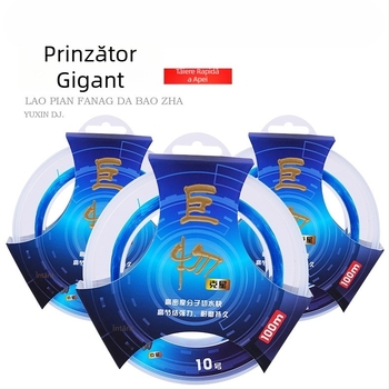 Linie de pescuit din nailon transparentă, rezistență înaltă, pentru pești mari – set de linii gigante