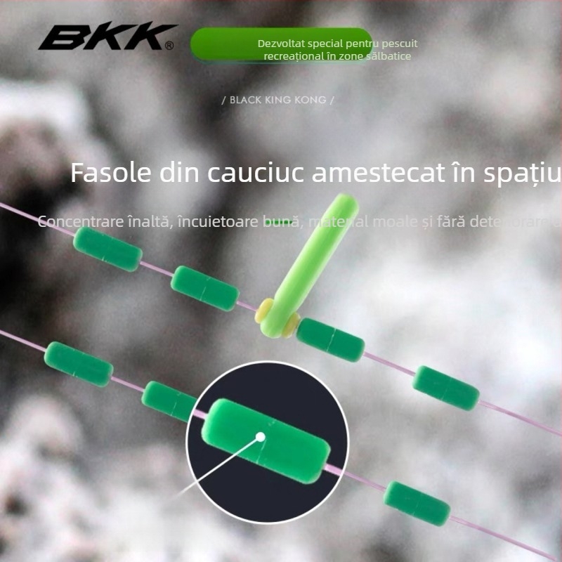 Set linie principală fără noduri, versiune îmbunătățită pentru relaxare, legată manual, linie de pescuit din nylon, gata de utilizare