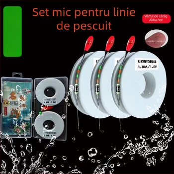 Set de linii de pescuit – legat manual, design fin, material din sârmă spumoasă pentru pescuit în râuri și lacuri
