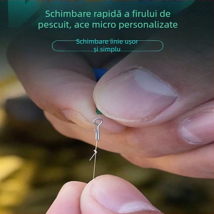 Set de linii de pescuit – legat manual, design fin, material din sârmă spumoasă pentru pescuit în râuri și lacuri