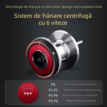 Fulad tambur de pescuit Water Drop – metal, pentru mâna stângă sau dreaptă