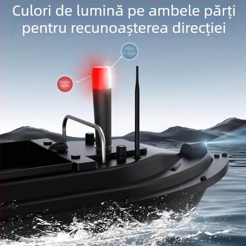 Lumină de navigație nocturnă pentru ambarcațiune – LED, carcasă ABS+PC, alimentare reîncărcabilă, model T1, comutator tactil inteligent