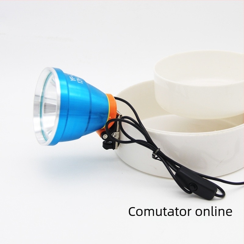 Lumină LED pentru pescuit noaptea - aliaj de aluminiu, necesită sursă de alimentare externă, sursă LED, rază 100-200 m, Fisherman's Treasure