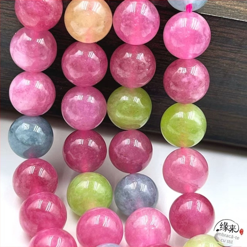 Mărgele - Piatră naturală, rotunde, lustruite, model nobil, stil la modă