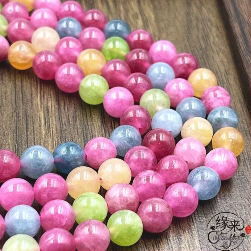 Mărgele - Piatră naturală, rotunde, lustruite, model nobil, stil la modă