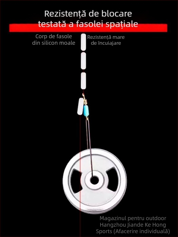 Mărgele spacer din silicon în formă de măslină pentru pescuit – accesorii mici în vrac pentru linia de pescuit