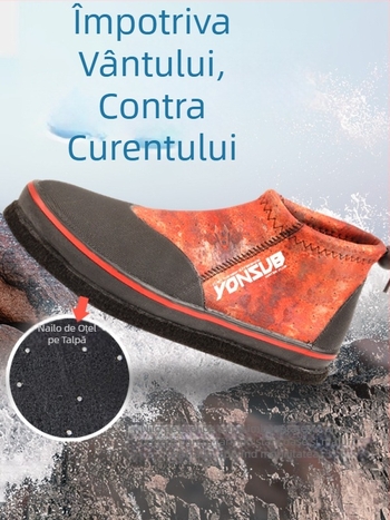Pantofi de pescuit YonSub Yz010 — neopren, talpă din fetru, pentru adulți