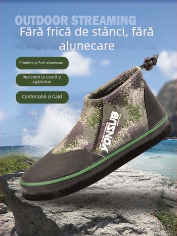 Pantofi de pescuit YonSub Yz010 — neopren, talpă din fetru, pentru adulți