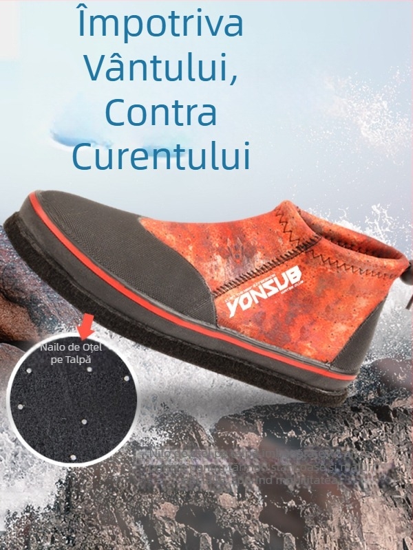 Pantofi de pescuit YonSub Yz010 — neopren, talpă din fetru, pentru adulți