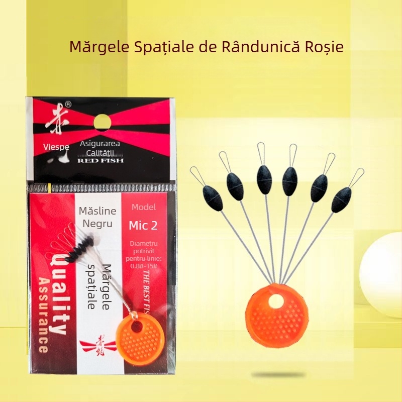 Kit de accesorii pentru pescuit - Space Bean, 48 de pachete pe placă, concentricitate înaltă