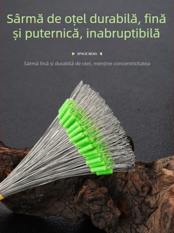 Space Beans din silicon cu mărgele de blocare – Accesorii de pescuit; Material: silicon; Origine: Anhui; Tip produs: Space Beans; Caracteristică: Blocare