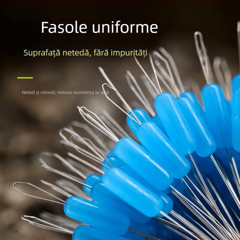 Feibashi Mărgele spațiale din silicon (Brand: Feibashi, Material: Silicon, Cantitate: 100 bucăți)