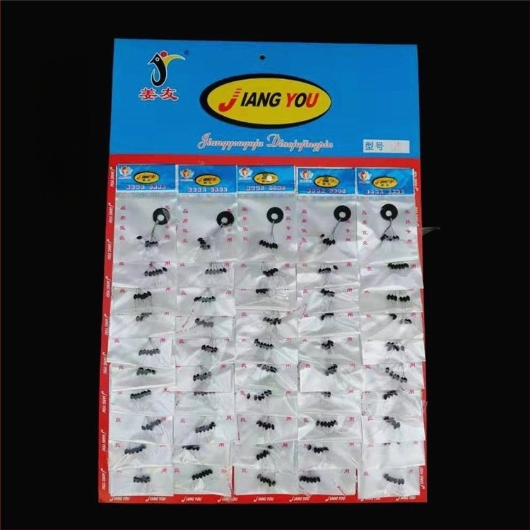 Space Beans din cauciuc pentru pescuit — set cu placă