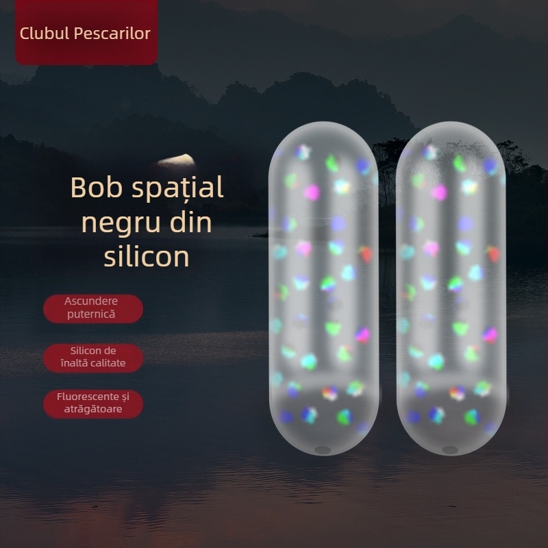 Mărgele din silicon cu închidere, camuflaj verde-cristal, mărgele rotunde pentru pescuit de concurs la capturi mari, în vrac