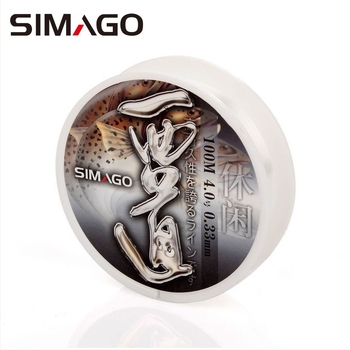 Simago linie sub-line din nylon pentru pescuit, rezistentă, 5 role în cutie