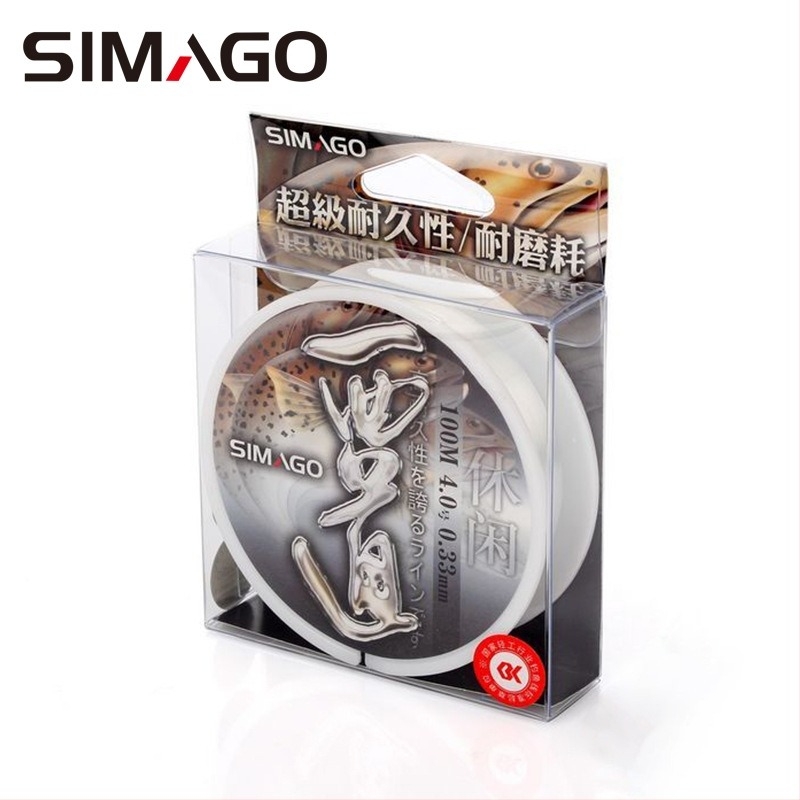 Simago linie sub-line din nylon pentru pescuit, rezistentă, 5 role în cutie