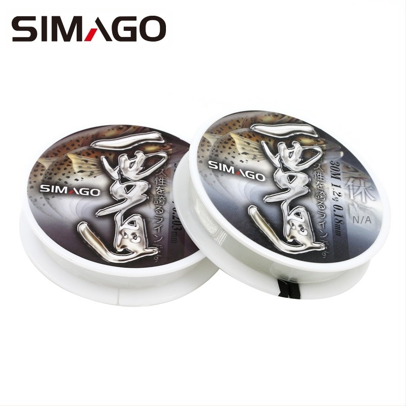 Simago linie sub-line din nylon pentru pescuit, rezistentă, 5 role în cutie