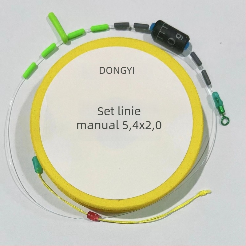 Set de linie principală lucrat manual pentru pescuit competitiv Tai-diao, cu linie de nailon rezistentă